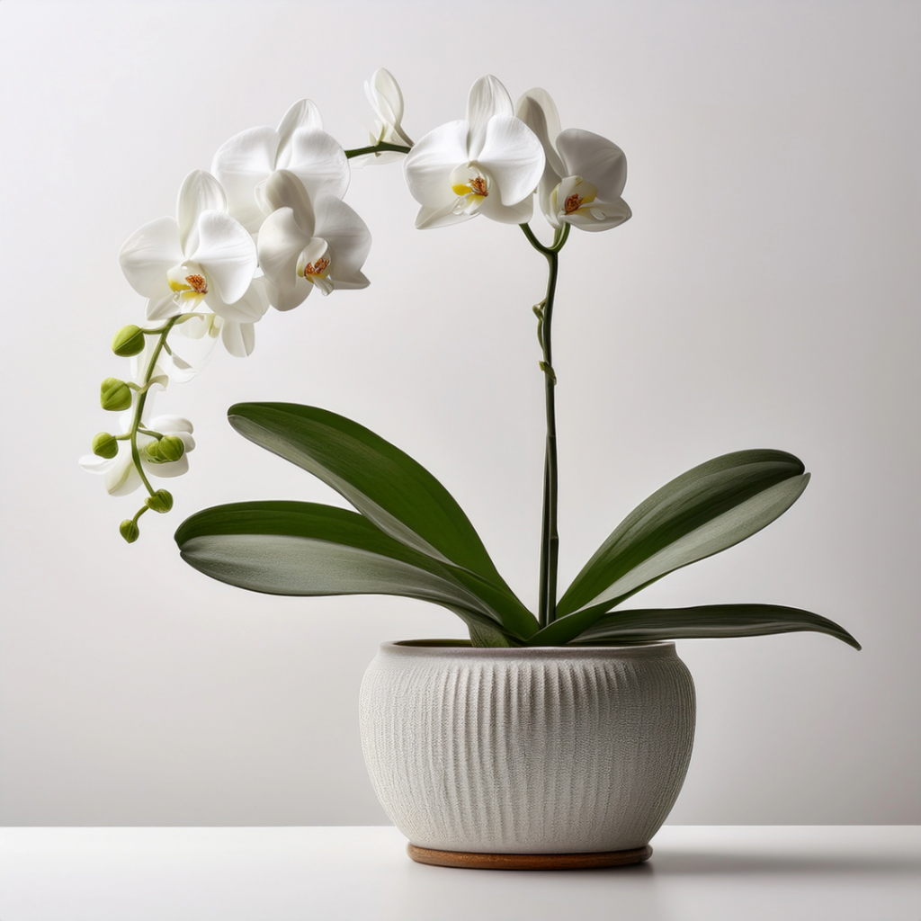 Orchidea Bianca con Vaso